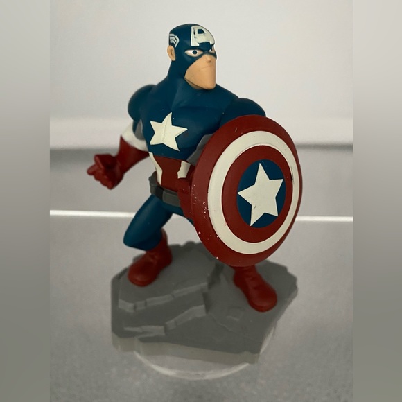 “Disney” Infinity Captain America Marvel Avengers Figurine - Picture 1 of 5